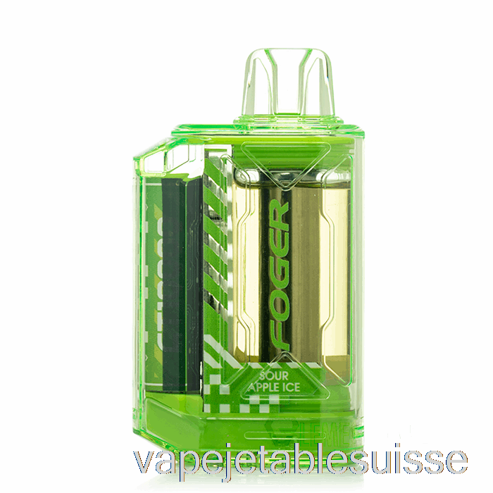 Vape Suisse Foger Ct10000 Glace à La Pomme Aigre Jetable